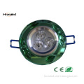 LED Green Crystal Ceiling Light 3W LED Down Light